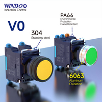 WINDOO 22mm 25A haute puissance Anti-vandalisme ressort Terminal rapide 1 seconde connecteur rapide interrupteur à bouton-poussoir