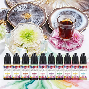 หมึกแอลกอฮอล์เข้มข้นสูงสำหรับงานเรซิ่น 30 สี สำหรับทำเครื่องประดับ ราคาโรงงาน รับผลิตตามสั่ง - Product Image 1