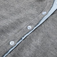 Pull en tricot à col polo style preppy pour femme, nouvelle collection automne, design color block, coupe ajustée, 2610-15a
