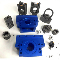 Usinage CNC de précision 5 axes de pièces en aluminium Centre de machines mécaniques Kit de rechange fil EDM et forage pour pièces métalliques