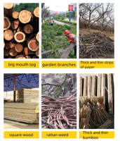 Machine à fendre le bois Branches Broyeurs Broyeur à marteaux Fabricant Machine à couper les arbres PTO Déchiqueteuse