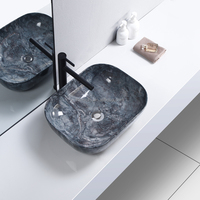 Lavabo en pierre artificielle Wisdom, évier en marbre