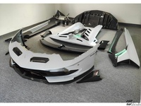 Kit carrosserie semi-carbone style SVJ pour Lamborghini Aventador LP700 Cabriolet, amélioration, pare-chocs avant, pare-chocs arrière, jupes latérales