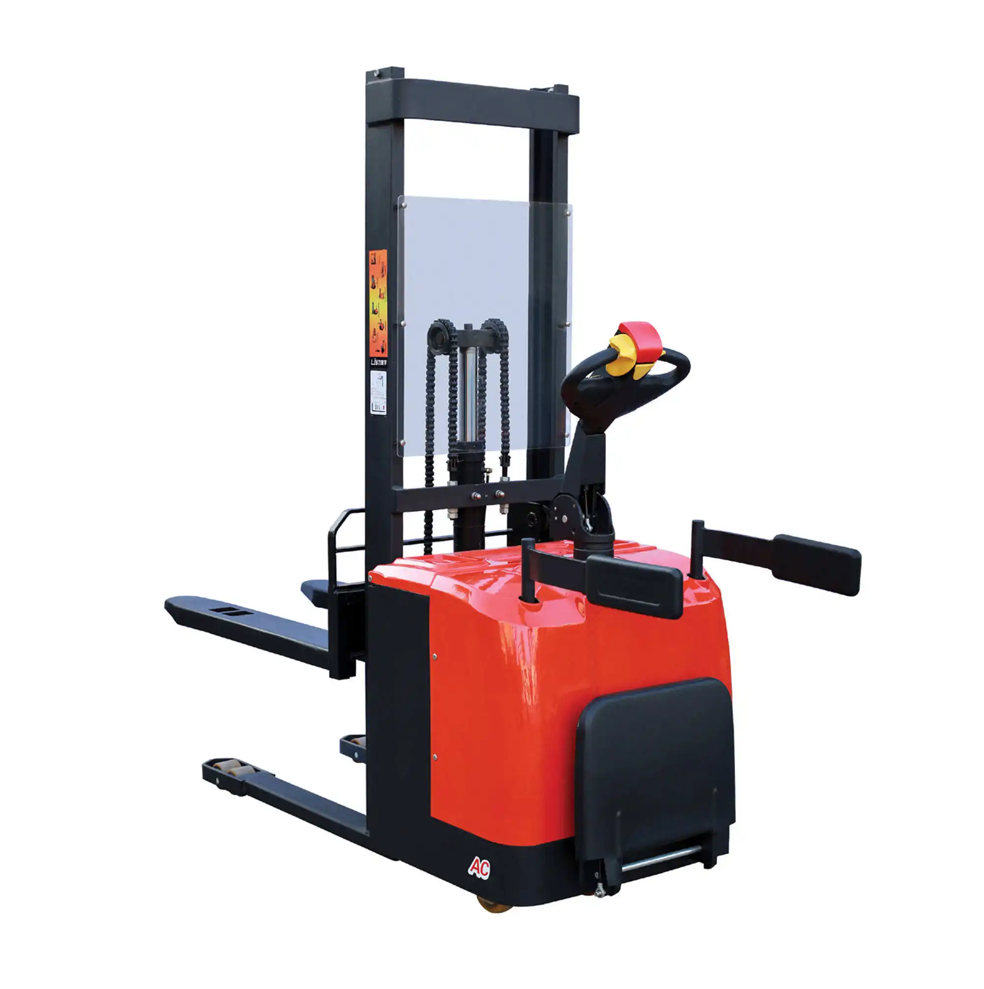 High Efficiency Warehouse Machine 1.5ton Electric Stacker 1500kg Semi-electric Electric Pallet Stacker Lift Height Forklift