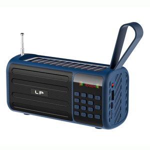 LP-V87 năng lượng mặt trời bảng điều chỉnh sạc mới đến xách tay Stereo Bass loa siêu trầm không dây BT Loa FM Radio woofer LED hiển thị Loa - Product Image 5