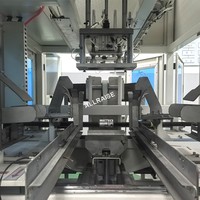 Machine automatique de formage et d'assemblage de boîtes en carton pour emballage cadeau e-commerce, machine à plier les boîtes à fond verrouillable et à couvercle supérieur/inférieur (type avion)