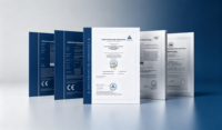 Chauffe-eau mural commercial à chauffage rapide, ultra-fin, avec réservoir intérieur émaillé, certifié CE, classe d'efficacité énergétique, boîtier métallique