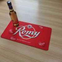 Tigerwings Whisky anti-dérapant coloré personnalisé pour tapis de Bar Macallan Accessoires de barre en métal en caoutchouc lavable en feutre doux professionnel