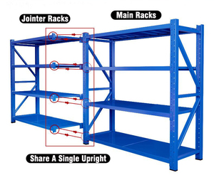 Factory Price 200kg 300kg 500kg Steel Stacking <b>Racks</b> & <b>Shelves</b> Durable Shelving & Display <b>Rack</b> Units for Warehouse Storage - Product Image 2