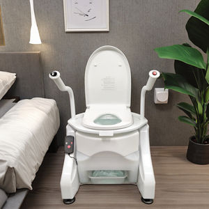 Rehausseur de siège de toilette avec poignée de verrouillage, équipement de sécurité pour la salle de bain pour personnes handicapées - Product Image 4