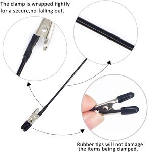 Support photo à longue tige <span class=keywords><strong>avec</strong></span> pince crocodile et <span class=keywords><strong>clip</strong></span> mémo en fil métallique - Product Image 4