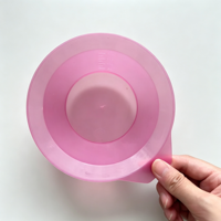 Bol de mélange de couleur de cheveux jetable en plastique, bac de teinture, outil de coiffure de salon, récipient portable pour colorant, vente en gros