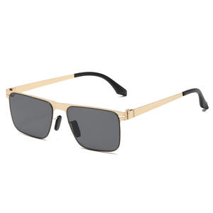 STORY STY9286A Gafas <span class=keywords><strong>de</strong></span> sol con marco <span class=keywords><strong>de</strong></span> metal ligero Gafas <span class=keywords><strong>de</strong></span> sol clásicas rectangulares con degradado para conducir - Product Image 3