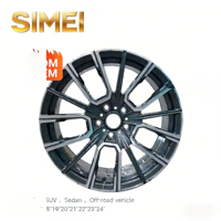 Jantes en alliage d'aluminium coulé SIMEI 17-24 pouces Range Rover Sport SV Edition One Design exécutif personnalisé 6061-T6 Finition noire