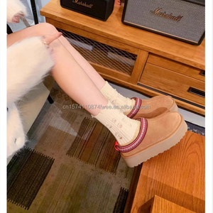 Pantofole Invernali da Donna UGS Tasma in Vera Pelle di Pecora con Pelliccia Integrata Traspirante OEM&ODM di Alta Qualità - Product Image 2