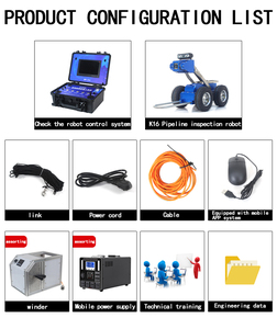 Thông minh HD đường ống kiểm tra Robot dưới nước pipline hoạt động Robot đường ống kiểm tra máy - Product Image 6