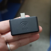 Lector de Tarjetas Inteligentes RFID con Interfaz USB Tipo C, Lectura desde Teléfono Móvil