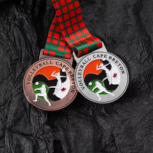 Vente en gros de médailles sportives personnalisées en émail souple ou dur, médailles personnalisées pour la course en montagne 5K, la course sur sentier et la course <span class=keywords><strong>virtuelle</strong></span> - Product Image 1