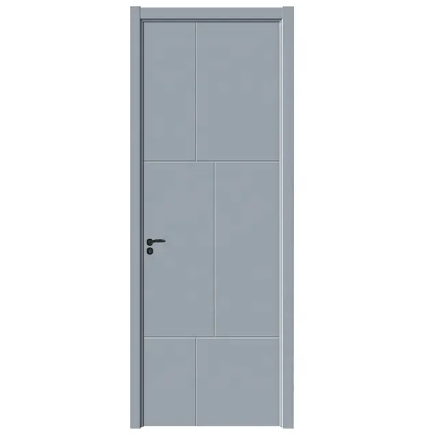 2024 New hot factory wholesale popular solid wooden door bedroom interior wood door for houses interior wooden doors