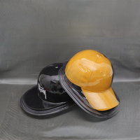 Haute Qualité PVC Snap Cap Emballage Casquettes De Baseball Hip Pop Chapeaux Transparent Blister À Clapet Vitrine En Relief Impression De Stockage