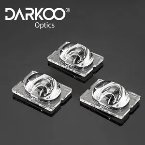 Fabricantes de lentes ópticas Lentes 5050 de LED único com iluminação assimétrica de 10 graus de 25 mm de diâmetro - Product Image 4