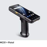 Terminal de données mobile intelligent MC51 5G Internet IOT avec système d'exploitation Android 14 et lecteur de codes-barres 2D Zebra pour la gestion d'entrepôt