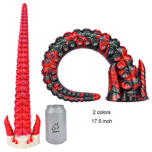 NNSX 17.52 inç canavar süper uzun Tentacle yapay penis vantuz Anal Plug yumuşak silikon yapay penis adam kadın yetişkin seks oyuncakları toptan - Product Image 1