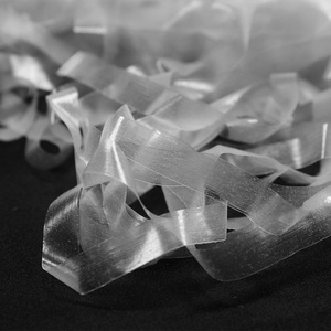 Venta al por mayor de accesorios de traje de baño de alta calidad de 0,8mm de espesor cinta elástica ecológica características bandas de goma transparente Tpu cintas Mylar - Product Image 1