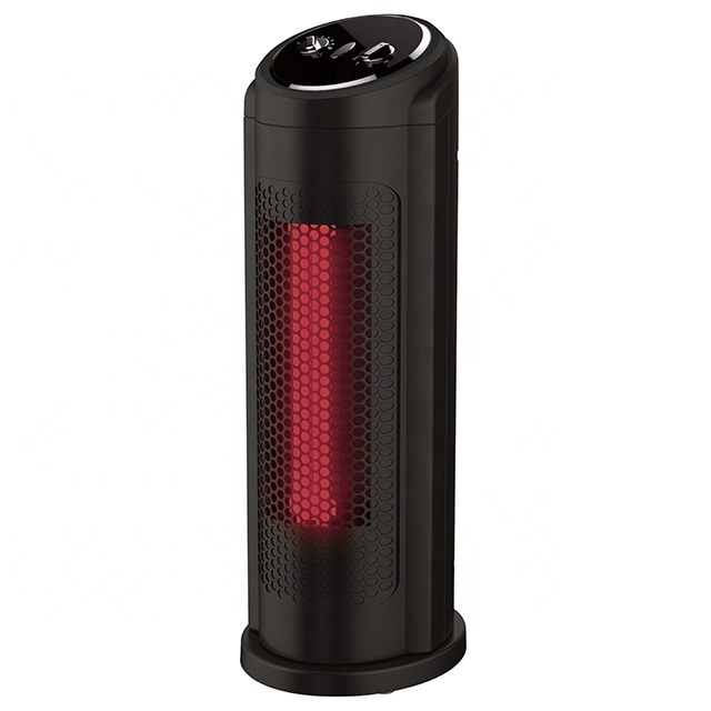 1500W PTC Ceramic Heating Oscillation Portable Electric Space Heater with Infrared Fan 220V Indoor Tower for Winter Heating