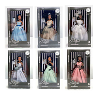 Poupée de mode noire de 12,5 pouces, collection 2026, avec tenues colorées, style africain, jouet pour filles, idéal pour le jeu d'imitation, cadeau