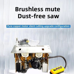 โต๊ะเลื่อยไฟฟ้า1200W โต๊ะเลื่อยไฟฟ้าพับได้ทำงานได้อย่างแม่นยำเลื่อยแม่ไร้ฝุ่นไร้แปรงถ่านไฟฟ้ายก เงียบ แม่เห็น โต๊ะกดความแม่นยำสำ - Product Image 5