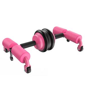Máquina de ejercicio de <span class=keywords><strong>rueda</strong></span> <span class=keywords><strong>abdominal</strong></span> multifuncional para gimnasio en casa, <span class=keywords><strong>flexiones</strong></span> automáticas para cintura y belleza para uso doméstico - Product Image 2