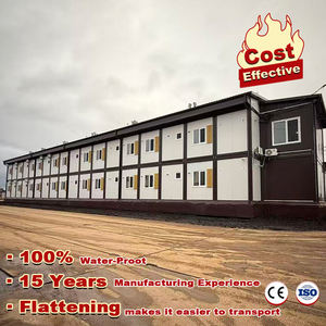 Maison Conteneur Industrielle à Emballage Plat Grandes Fenêtres pour Bâtiment de Bureau Appartement Atelier Stockage de Matériaux - Product Image 3