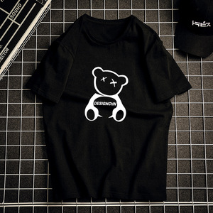 Camisetas de Anime Extra Grandes Personalizadas con Estampado de Algodón en Colores Pastel Surtidos 2022 para Hombre - Product Image 4