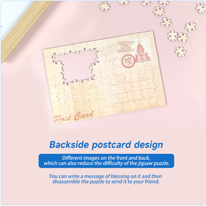 Dessin animé éducatif bricolage cadre photo Puzzle jouet 150 pièces pour enfants de 2 à 4 ans EN71 certifié en papier carton - Product Image 5