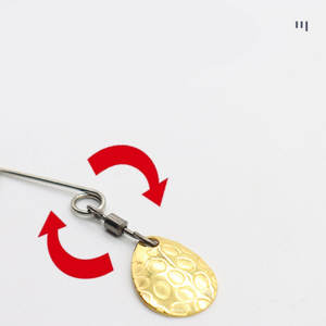 Leurre bruyant pour étang, cuillère tournante composite à faire soi-même avec connecteur, jig auxiliaire, hameçon pour la pêche au black-bass - Product Image 4