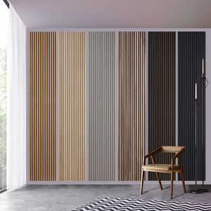 Strisce <span class=keywords><strong>di</strong></span> <span class=keywords><strong>legno</strong></span> eccellenti <span class=keywords><strong>per</strong></span> il pannello <span class=keywords><strong>di</strong></span> parete acustico decorativo ecosostenibile <span class=keywords><strong>listelli</strong></span> <span class=keywords><strong>di</strong></span> <span class=keywords><strong>legno</strong></span> ideale <span class=keywords><strong>per</strong></span> progetti e Design del soffitto - Product Image 4