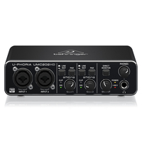 Ensemble d'enregistrement Behringer U-Phoria Studio Pro, système de sonorisation, équipement de studio musical, interface audio et microphone à condensateur