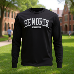 T-shirt a maniche lunghe stile college Hendrix Oklahoma - Product Image 3