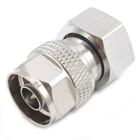 Adaptador RF Raynool de Baja Pérdida (PIM Bajo) N Macho a N Hembra Recto/Angular RNX10 2.2/5 Tipo N 4.3/10 7/16 DIN Coaxial de 50 Ohmios