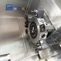 Prix usine Tour CNC 2 axes à mandrin auto-indexant, de capacité moyenne, avec commande Fanuc, à vendre