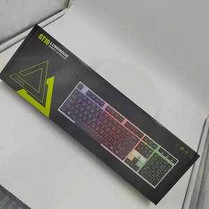 GT100 <b>Wired</b> Full Size <b>Keyboard</b> 104 Keys Membrane Plastic <b>Keyboards</b> For Office Use - Product Image 2