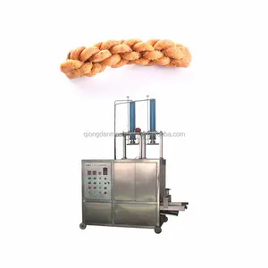 MAQUINA PARA HACER ROSQUITAS Chinese Doughnut Making Machine Food Fried Dough Twist Maker Making Machine