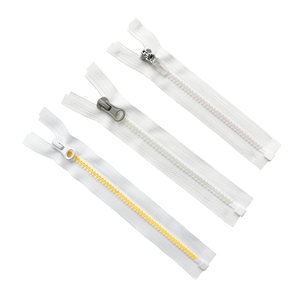 Lumière UV changeante <span class=keywords><strong>fermeture</strong></span> <span class=keywords><strong>éclair</strong></span> 3 couleurs longueur personnalisée 5 # dents en résine blanche à extrémité ouverte dents normales 3 couleurs <span class=keywords><strong>fermeture</strong></span> <span class=keywords><strong>éclair</strong></span> en plastique - Product Image 2