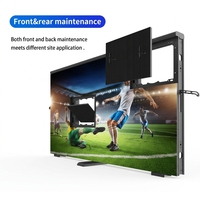 Panel LED Publicitario para Exteriores 16:9 P10 P8 P6, Pantalla LED para Estadios de Fútbol, Vallas Perimetrales, Directo de Fábrica