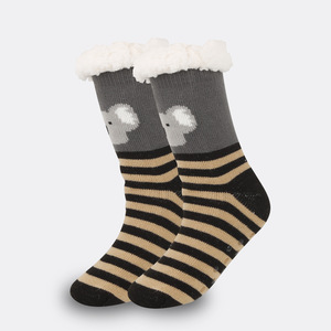 Calcetines de Piso con Diseño de Animales de Dibujos Animados, Calcetines de Invierno Cálidos para la Nieve, Calcetines de Peluche para Dormir en Casa, Calentadores de Piernas - Product Image 2