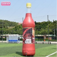 Modèles de bouteilles géantes de Jack Daniels pour exposition, ballons publicitaires gonflables en forme de bouteille de bière, fournis par l'usine