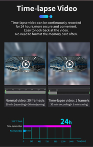 11 इंच CarPlay वायरलेस वैश्विक नेटवर्क जीपीएस नेविगेशन ड्राइविंग रिकॉर्डर पानी का छींटा कैम सामने और रियर 1080P दर्पण OEM पानी का छींटा कैमरा - Product Image 4