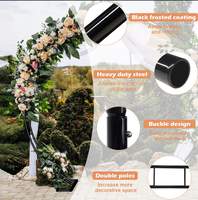 Arche de mariage ronde en métal pour extérieur, support circulaire pour fleurs et ballons, idéal pour cérémonies, fêtes, événements de jardin, vente en gros