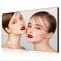 Mur d'affichage LCD professionnel à épissure, Full HD avec animation pour la surveillance de la sécurité, les centres commerciaux et les ascenseurs